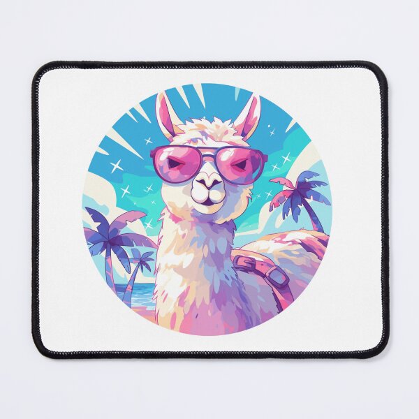 Item preview, Lama at a beach // Cool Lama // Cool Animal // Beach // Chill out // Llama designed and sold by SMARTKIT  DESIGNAGENCY.