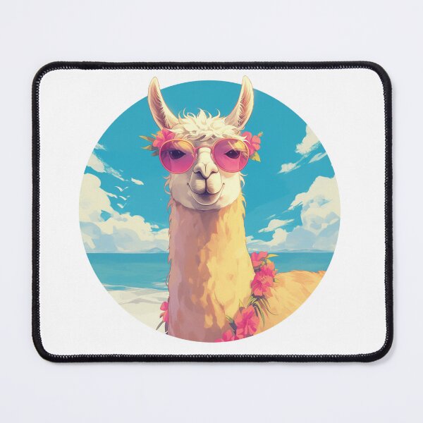 Item preview, Lama at a beach // Cool Lama // Cool Animal // Beach // Chill out // Llama designed and sold by SMARTKIT  DESIGNAGENCY.