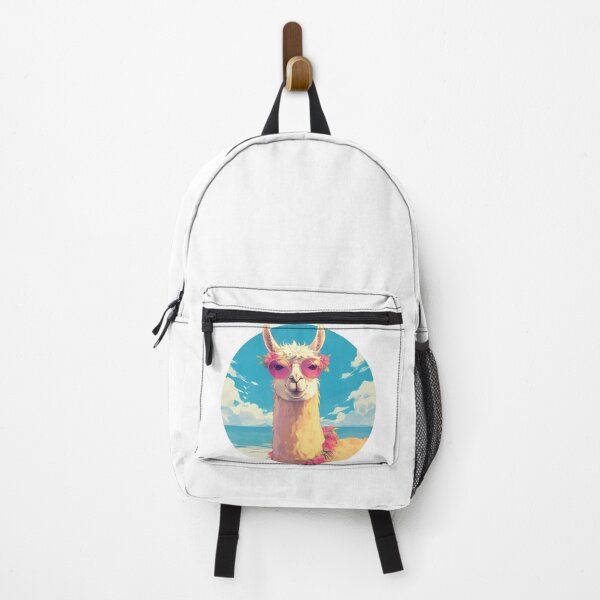 Item preview, Lama at a beach // Cool Lama // Cool Animal // Beach // Chill out // Llama designed and sold by SMARTKIT DESIGNAGENCY.