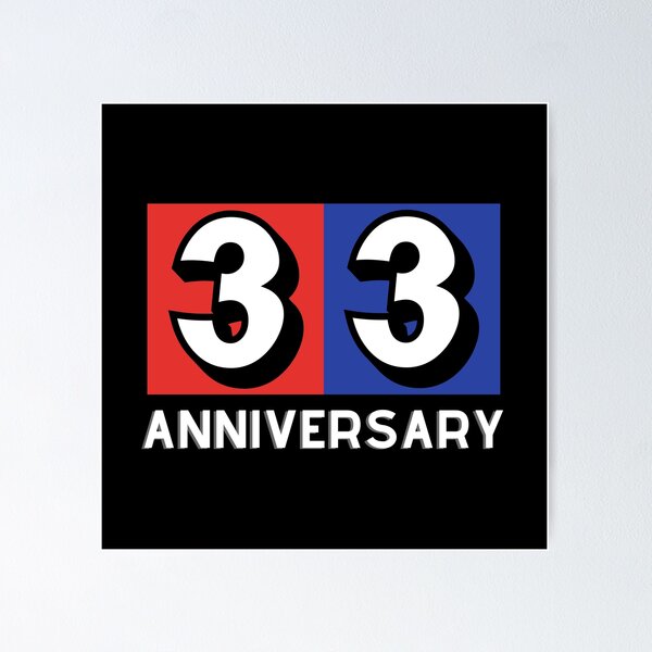 Item preview, 33 th anniversary designed and sold by Rbnano.