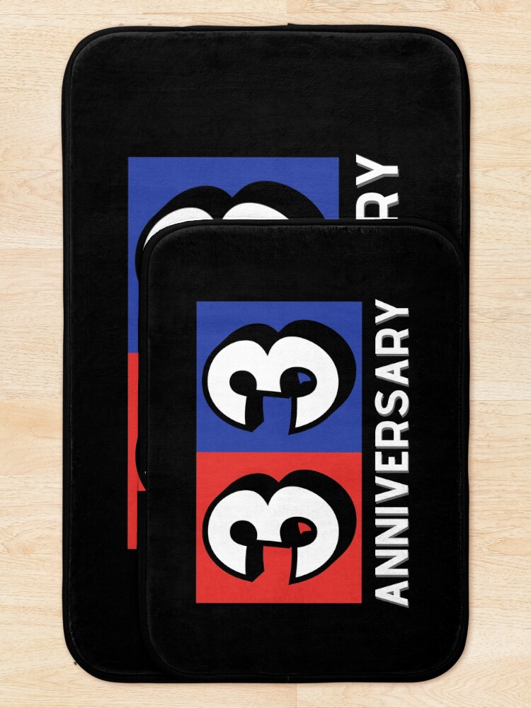 Thumbnail 5 of 6, Bath Mat, 33 th anniversary designed and sold by Rbnano.