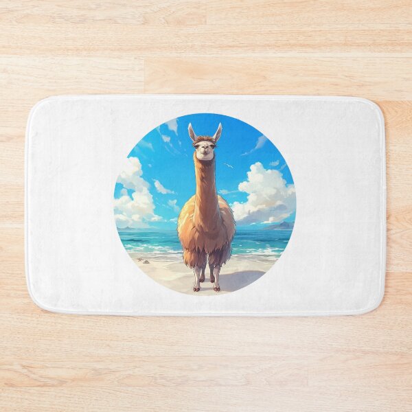 Item preview, Lama at a beach // Cool Lama // Cool Animal // Beach // Chill out // Llama designed and sold by SMARTKIT  DESIGNAGENCY.