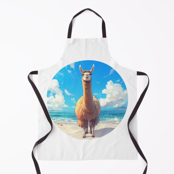 Item preview, Lama at a beach // Cool Lama // Cool Animal // Beach // Chill out // Llama designed and sold by SMARTKIT DESIGNAGENCY.