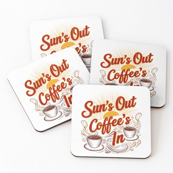 Item preview, Sun's Out, Coffee's In. Time for Summer Coffee. designed and sold by twisted-dot.