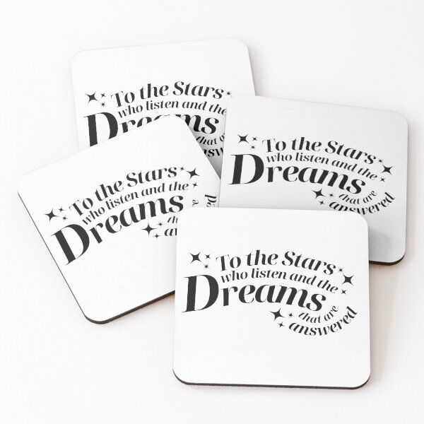Item preview, feysand to the stars who listen quote designed and sold by art-and-sticker.