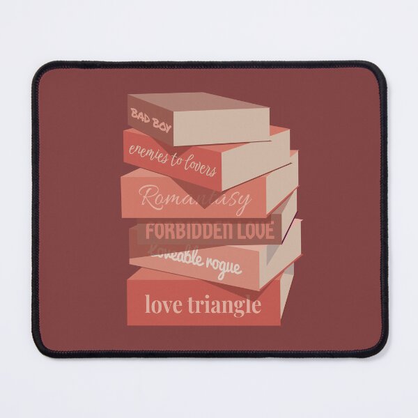 Item preview, Romance tropes bookstack designed and sold by NuranCawthorne.