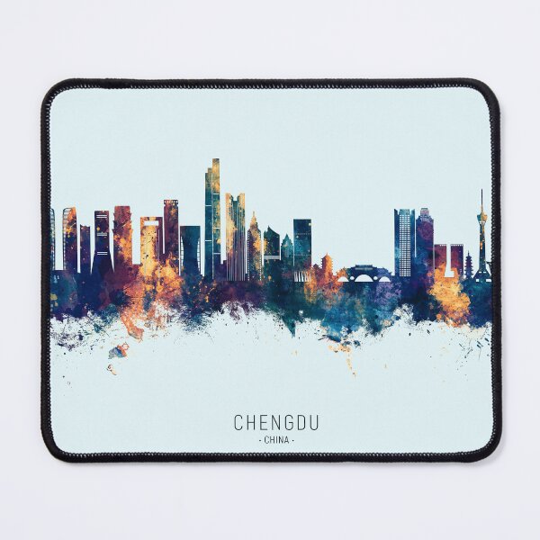 Item preview, Chengdu China Skyline designed and sold by ArtPrints.