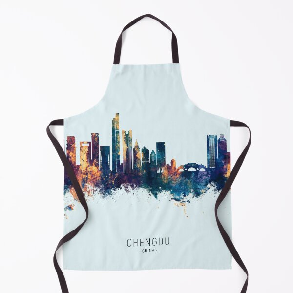 Item preview, Chengdu China Skyline designed and sold by ArtPrints.