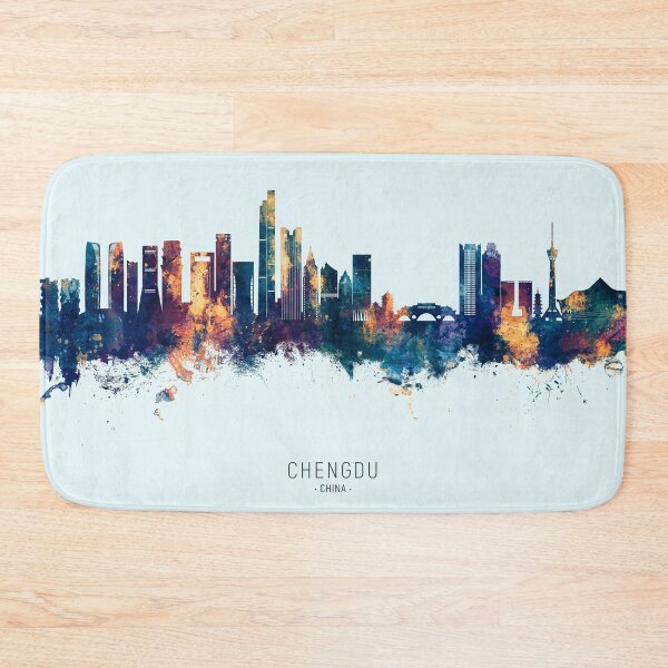 Item preview, Chengdu China Skyline designed and sold by ArtPrints.