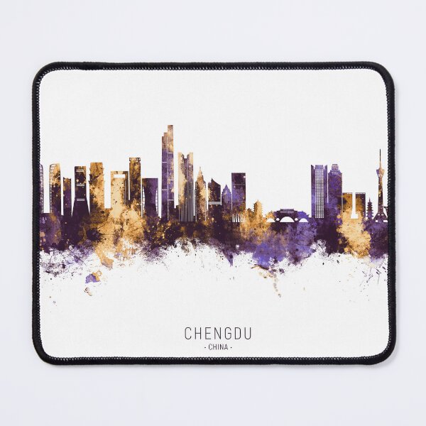 Item preview, Chengdu China Skyline designed and sold by ArtPrints.