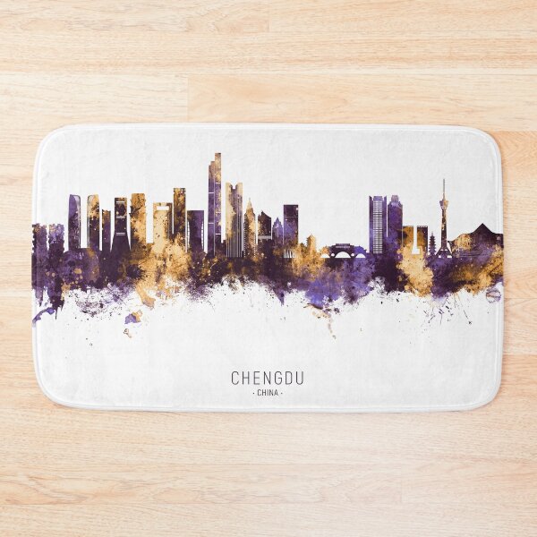 Item preview, Chengdu China Skyline designed and sold by ArtPrints.