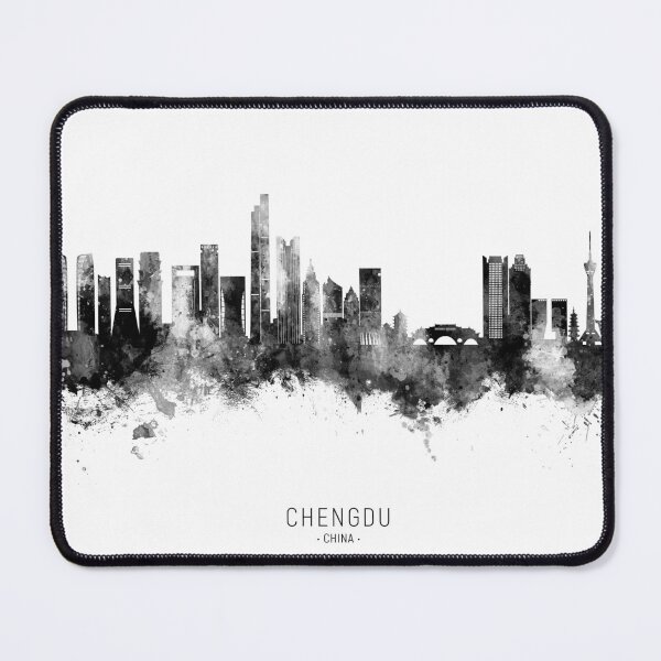 Item preview, Chengdu China Skyline designed and sold by ArtPrints.