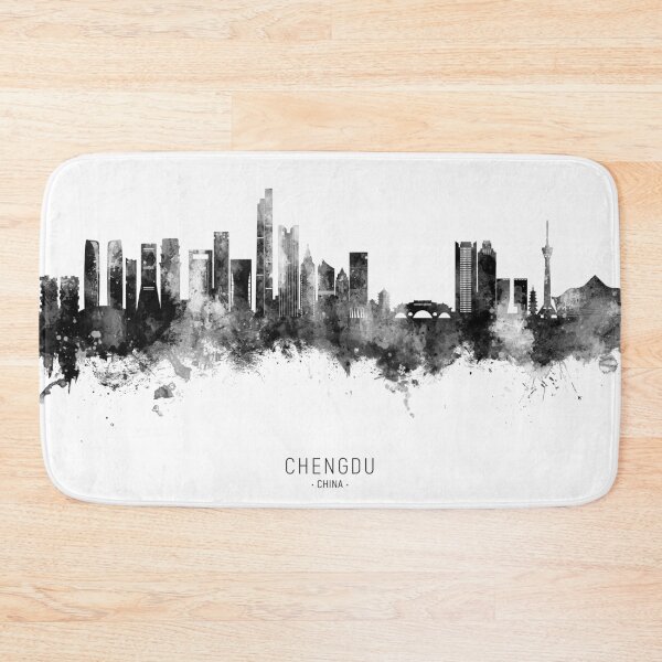 Item preview, Chengdu China Skyline designed and sold by ArtPrints.