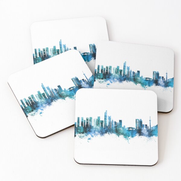 Item preview, Chengdu China Skyline designed and sold by ArtPrints.