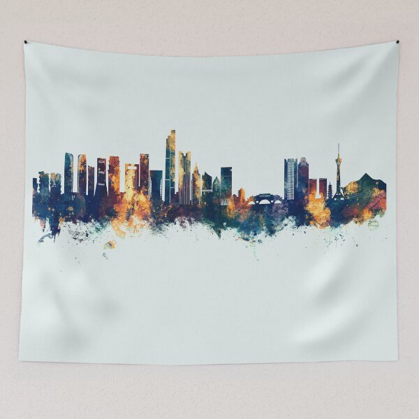 Item preview, Chengdu China Skyline designed and sold by ArtPrints.