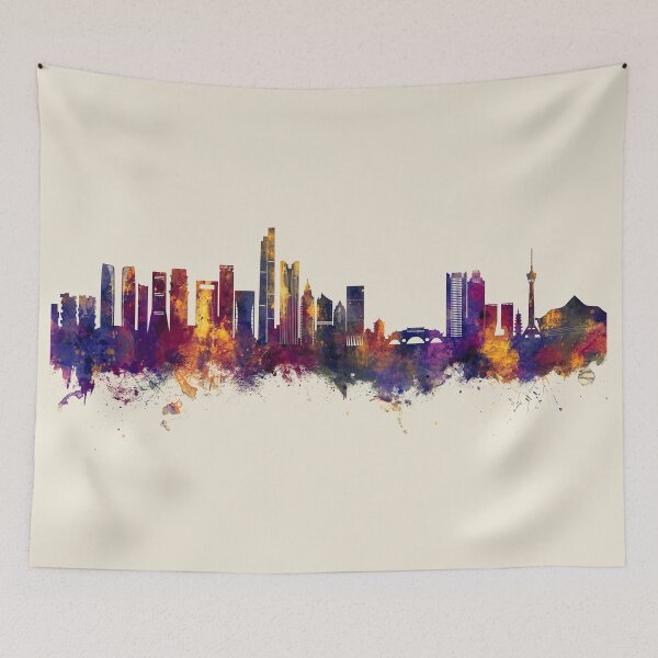 Item preview, Chengdu China Skyline designed and sold by ArtPrints.