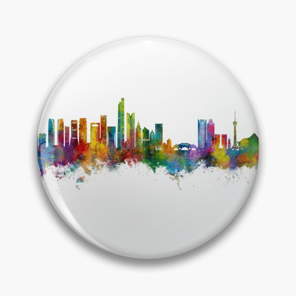 Item preview, Chengdu China Skyline designed and sold by ArtPrints.