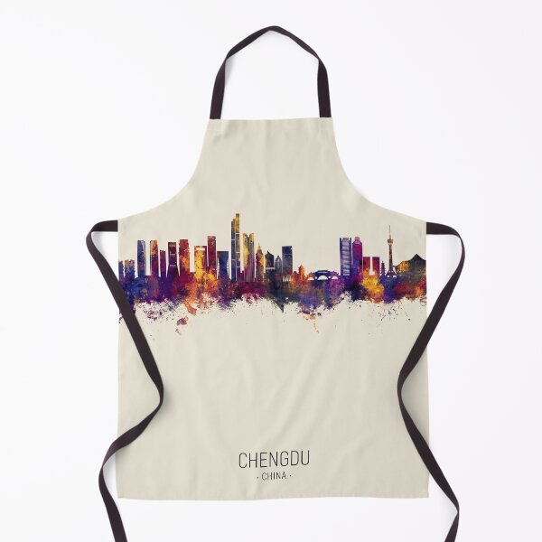Item preview, Chengdu China Skyline designed and sold by ArtPrints.