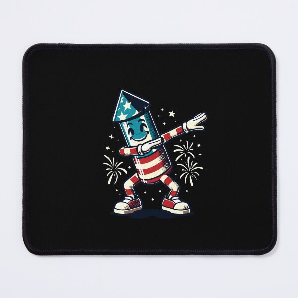 Item preview, Vintage Fireworks Mascot Patriotic 4th of July designed and sold by LuminOrb.