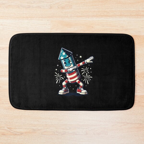 Item preview, Vintage Fireworks Mascot Patriotic 4th of July designed and sold by LuminOrb.