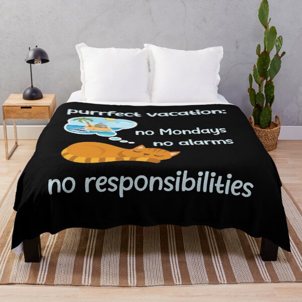 Item preview, Orange cat sleep and dreams purrfect vacation designed and sold by MatysDesign.