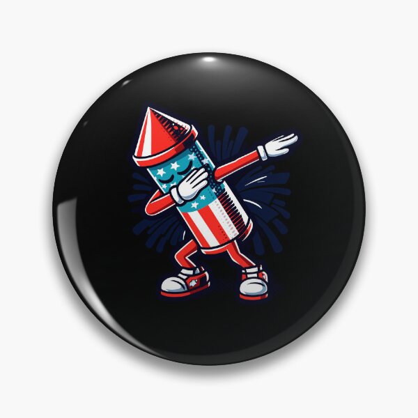 Artikelvorschau, Vintage Fireworks Mascot 4th Of July Memorial Day entworfen und verkauft von LuminOrb.