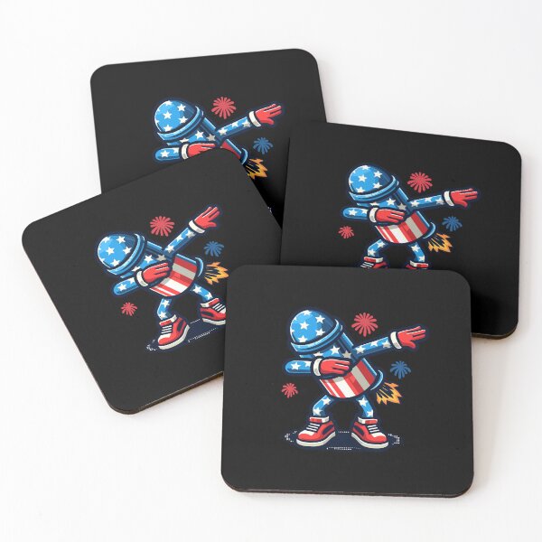 Item preview, Vintage Fireworks Mascot 4th Of July Independence designed and sold by LuminOrb.