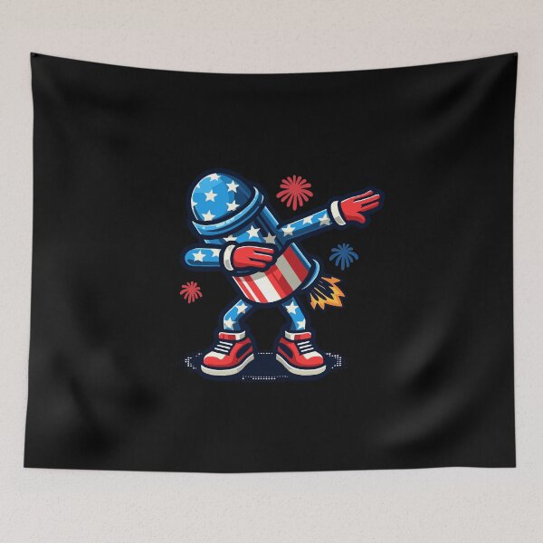 Item preview, Vintage Fireworks Mascot 4th Of July Independence designed and sold by LuminOrb.
