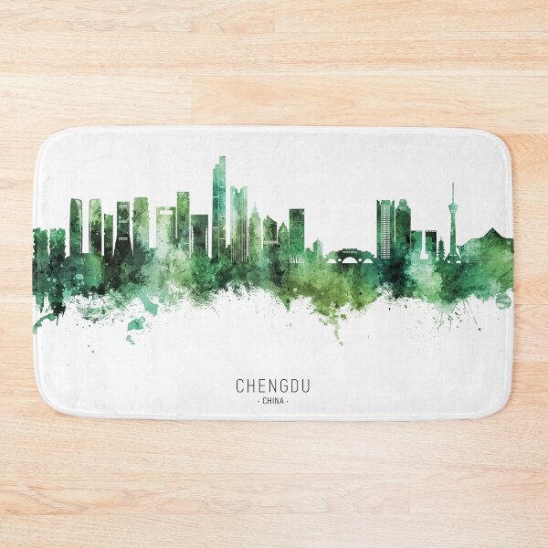 Item preview, Chengdu China Skyline designed and sold by ArtPrints.
