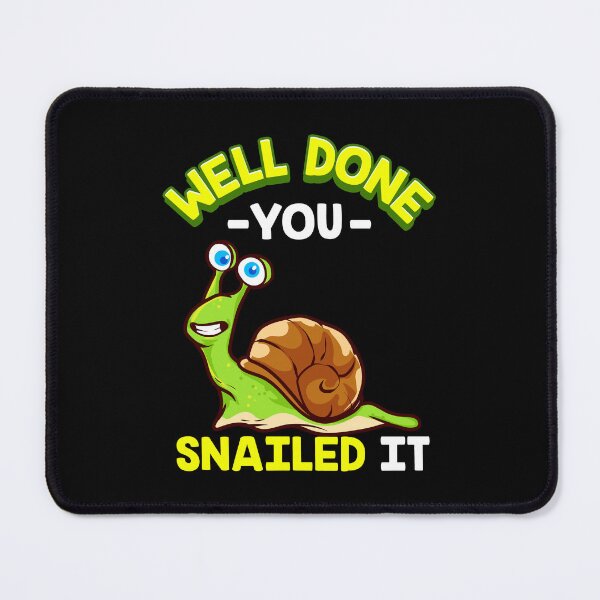 Item preview, Well Done You Snailed It" - Funny Snail Pun T-Shirt designed and sold by ConCeptGifts.
