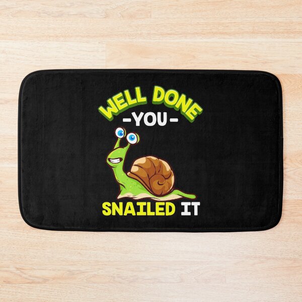 Item preview, Well Done You Snailed It" - Funny Snail Pun T-Shirt designed and sold by ConCeptGifts.