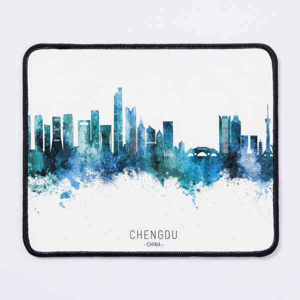 Item preview, Chengdu China Skyline designed and sold by ArtPrints.
