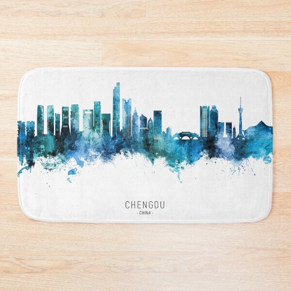 Item preview, Chengdu China Skyline designed and sold by ArtPrints.