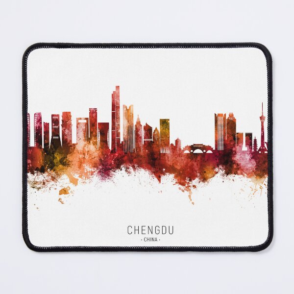 Item preview, Chengdu China Skyline designed and sold by ArtPrints.