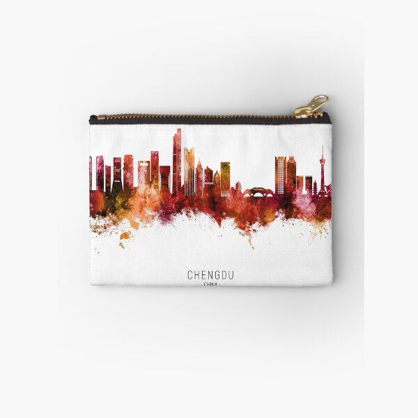 Item preview, Chengdu China Skyline designed and sold by ArtPrints.