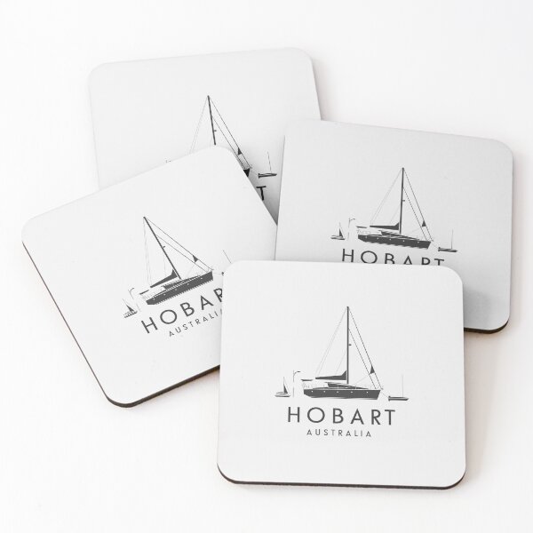 Item preview, A Vintage Travel Art of Hobart - Australia  designed and sold by GoodOldVintage.