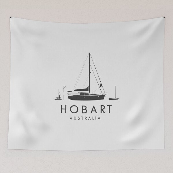 Item preview, A Vintage Travel Art of Hobart - Australia  designed and sold by GoodOldVintage.