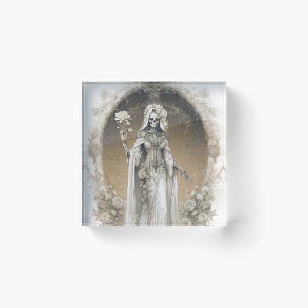 Item preview, Wite Santa Muerte designed and sold by AliceWhiteDF.