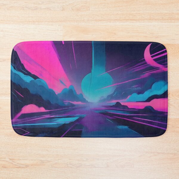 Item preview, Retro Synthwave Abstract Art designed and sold by papi1998.