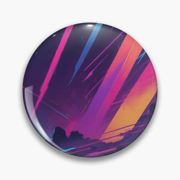 Item preview, Retro Synthwave Abstract Art designed and sold by papi1998.