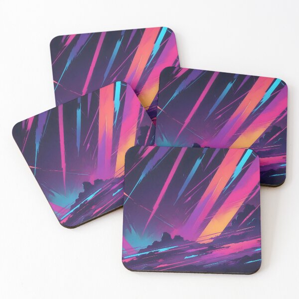 Item preview, Retro Synthwave Abstract Art designed and sold by papi1998.