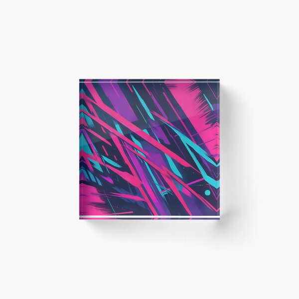 Item preview, Retro Synthwave Abstract Art designed and sold by papi1998.