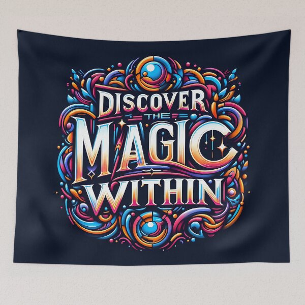 Item preview, Discover the Magic Within, typography designed and sold by maxmaj.