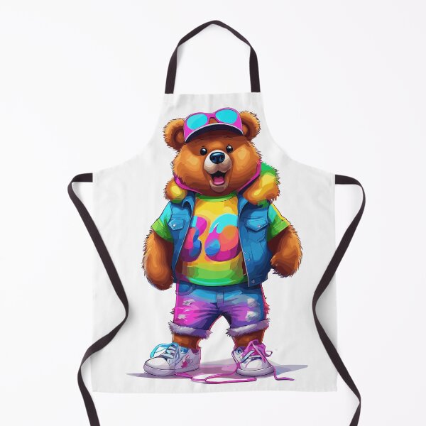Item preview, Funky "Groovy Bear Cartoon" Design - Spread the Vibes designed and sold by InwzaDesign.