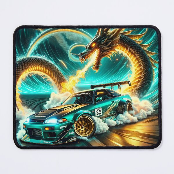 Item preview, JDM POSTER : Rise of the Urban Dragon Flames designed and sold by visionaryvybes.