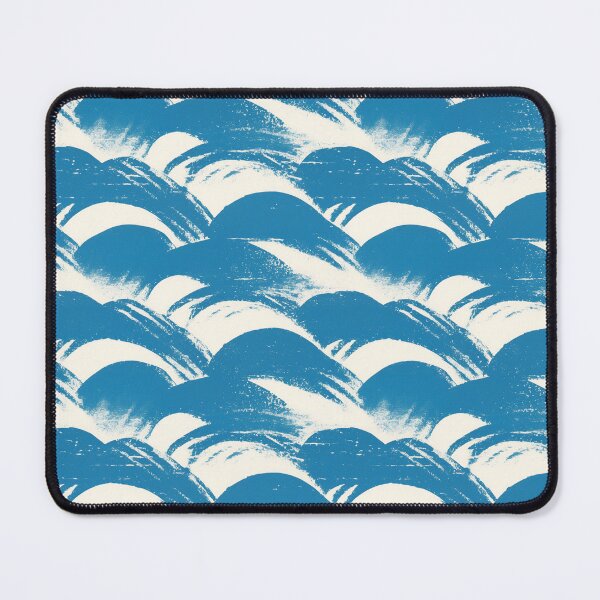 Item preview, Japanese Waves Blue Pattern designed and sold by trajeado14.