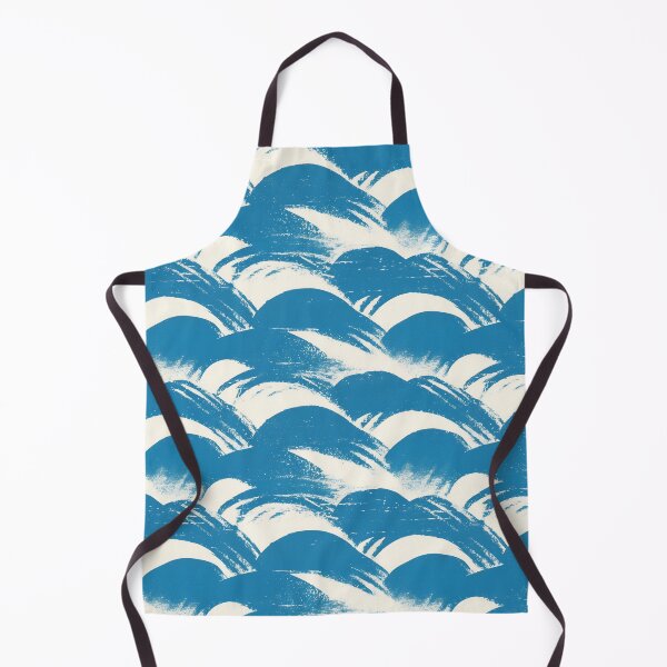 Item preview, Japanese Waves Blue Pattern designed and sold by trajeado14.
