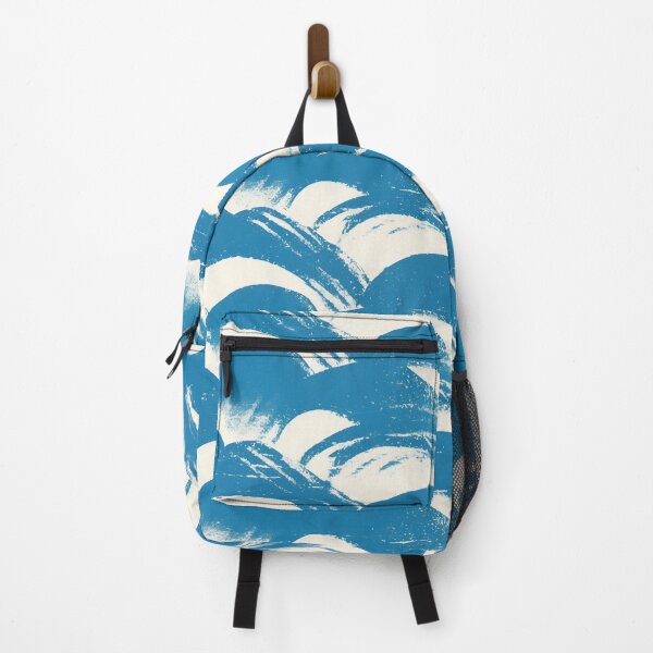Item preview, Japanese Waves Blue Pattern designed and sold by trajeado14.