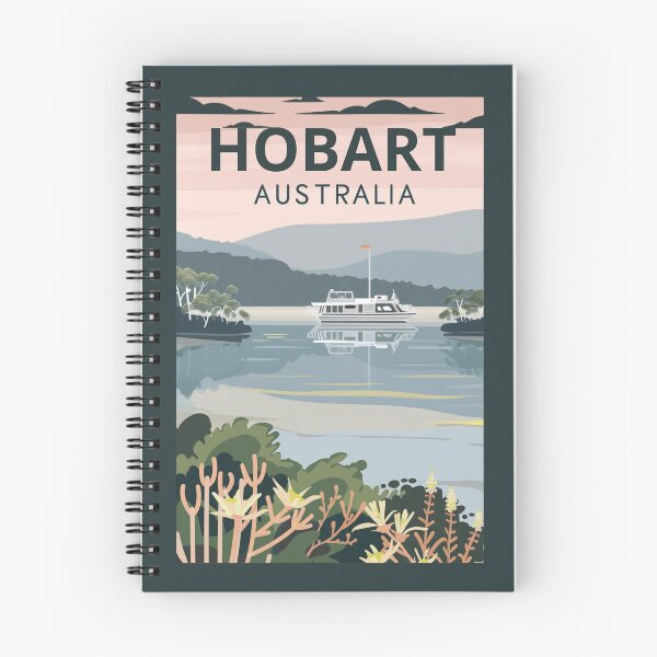 Artikelvorschau, Eine Vintage-Reisekunst von Hobart - Australien entworfen und verkauft von GoodOldVintage.