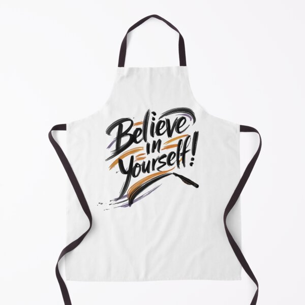 Item preview, Dynamic "Believe in Yourself" Brush-Stroke Art designed and sold by MerchMasterPL.